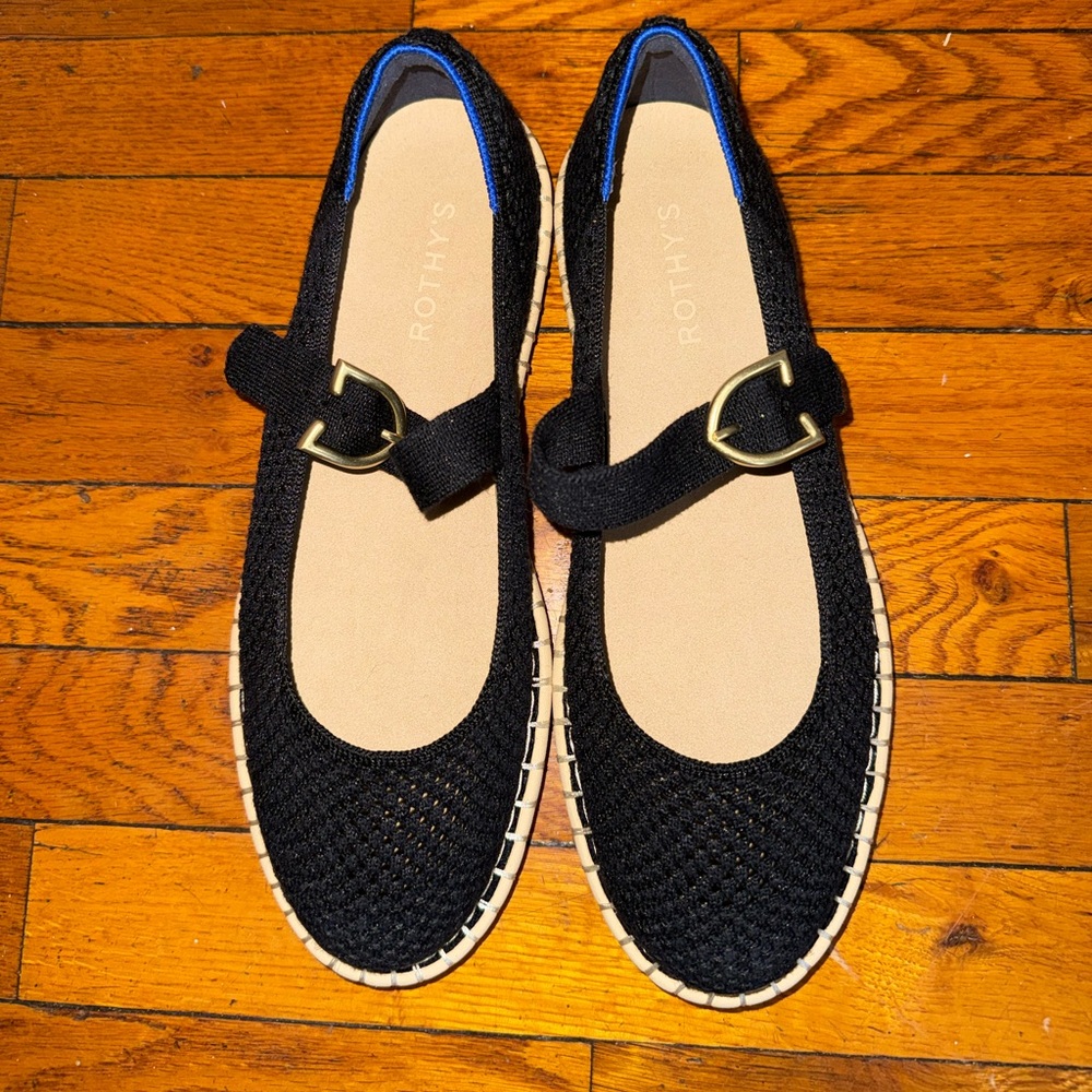 Rothy's Espadrille Mary Jane Flats